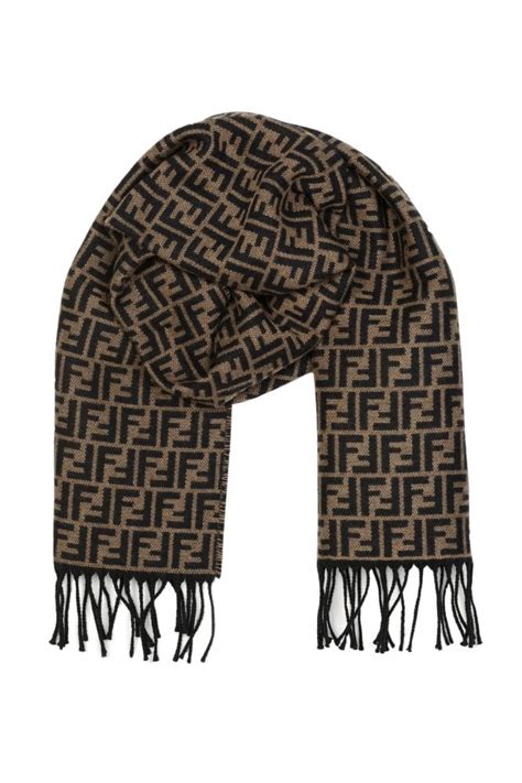 fendi ff scarf black|Fendi scarf cheap.